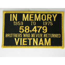 Beautiful Memorial PIN Vintage POW-MIA Vietnam Remember May 1959-1975 58,191 